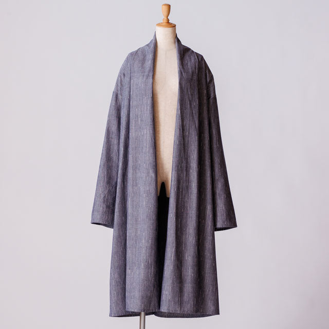 long haori レインストライプグレー